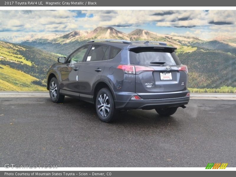 Magnetic Gray Metallic / Black 2017 Toyota RAV4 LE