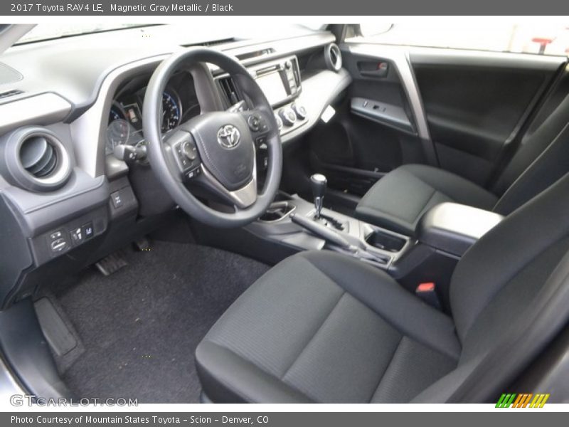 Magnetic Gray Metallic / Black 2017 Toyota RAV4 LE