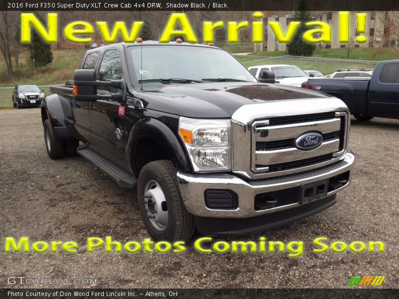 Shadow Black / Black 2016 Ford F350 Super Duty XLT Crew Cab 4x4 DRW