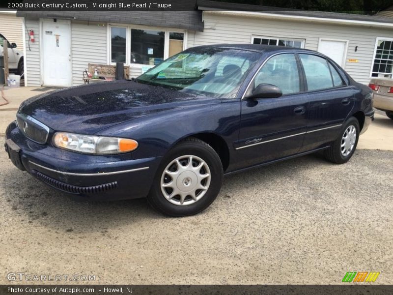 Midnight Blue Pearl / Taupe 2000 Buick Century Custom