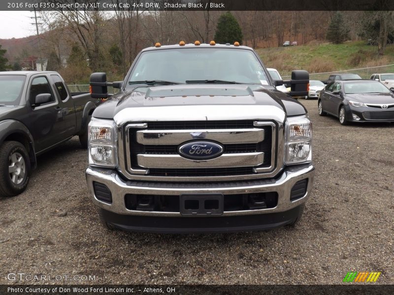 Shadow Black / Black 2016 Ford F350 Super Duty XLT Crew Cab 4x4 DRW