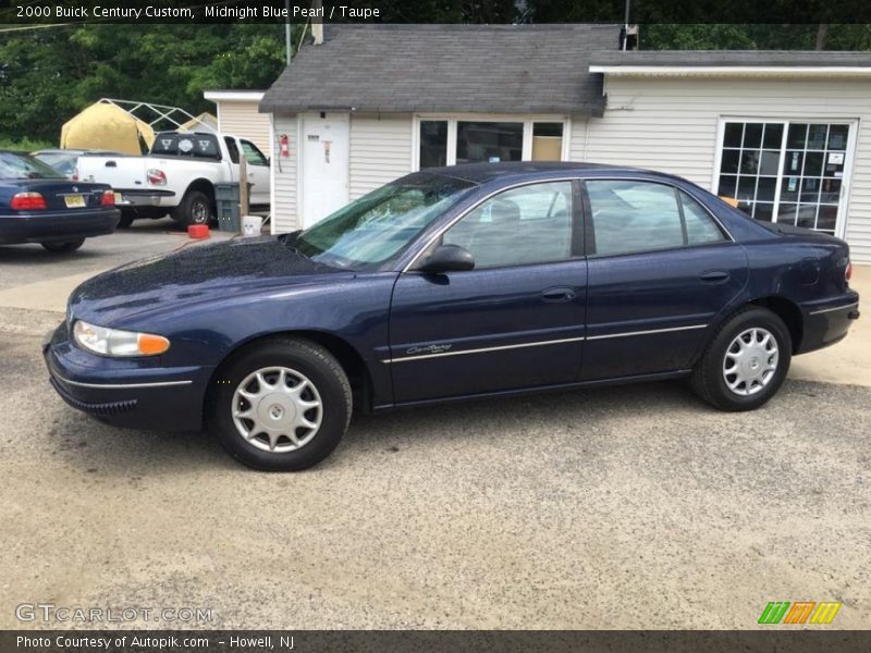 Midnight Blue Pearl / Taupe 2000 Buick Century Custom