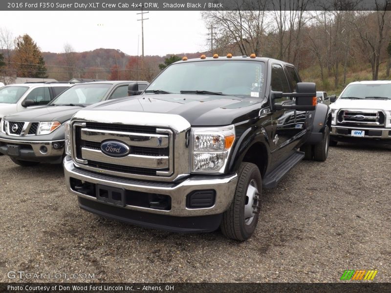 Shadow Black / Black 2016 Ford F350 Super Duty XLT Crew Cab 4x4 DRW