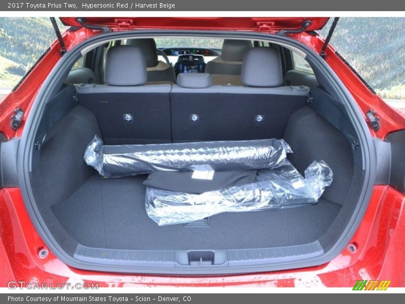 Hypersonic Red / Harvest Beige 2017 Toyota Prius Two