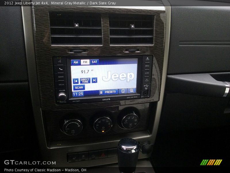 Mineral Gray Metallic / Dark Slate Gray 2012 Jeep Liberty Jet 4x4