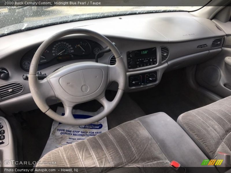 Midnight Blue Pearl / Taupe 2000 Buick Century Custom