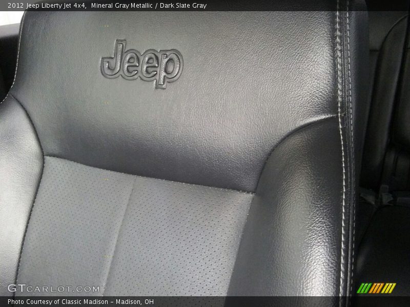 Mineral Gray Metallic / Dark Slate Gray 2012 Jeep Liberty Jet 4x4