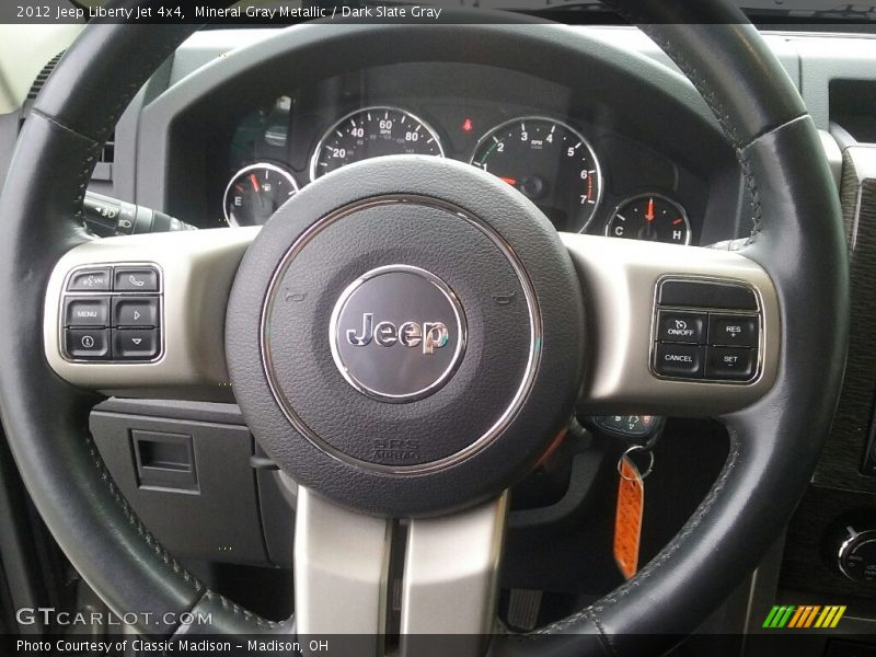 Mineral Gray Metallic / Dark Slate Gray 2012 Jeep Liberty Jet 4x4