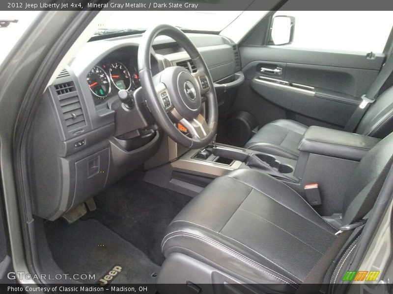 Mineral Gray Metallic / Dark Slate Gray 2012 Jeep Liberty Jet 4x4