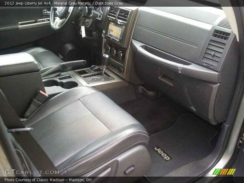 Mineral Gray Metallic / Dark Slate Gray 2012 Jeep Liberty Jet 4x4