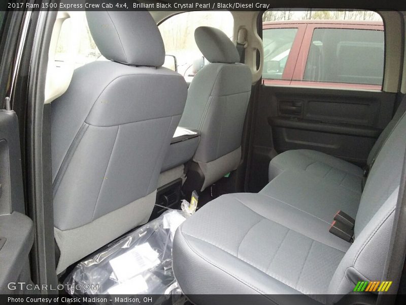 Rear Seat of 2017 1500 Express Crew Cab 4x4