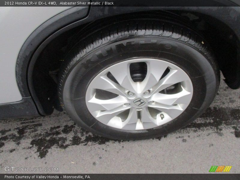 Alabaster Silver Metallic / Black 2012 Honda CR-V EX-L 4WD