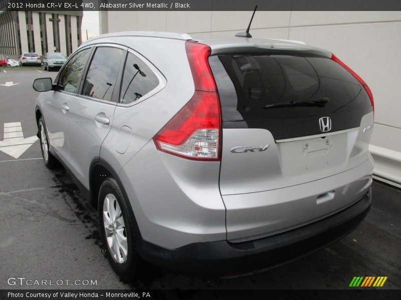 Alabaster Silver Metallic / Black 2012 Honda CR-V EX-L 4WD
