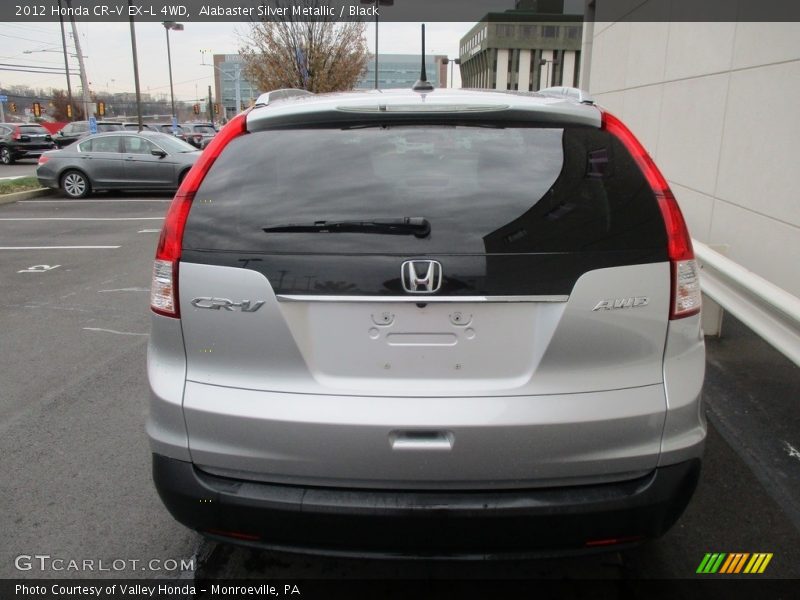 Alabaster Silver Metallic / Black 2012 Honda CR-V EX-L 4WD