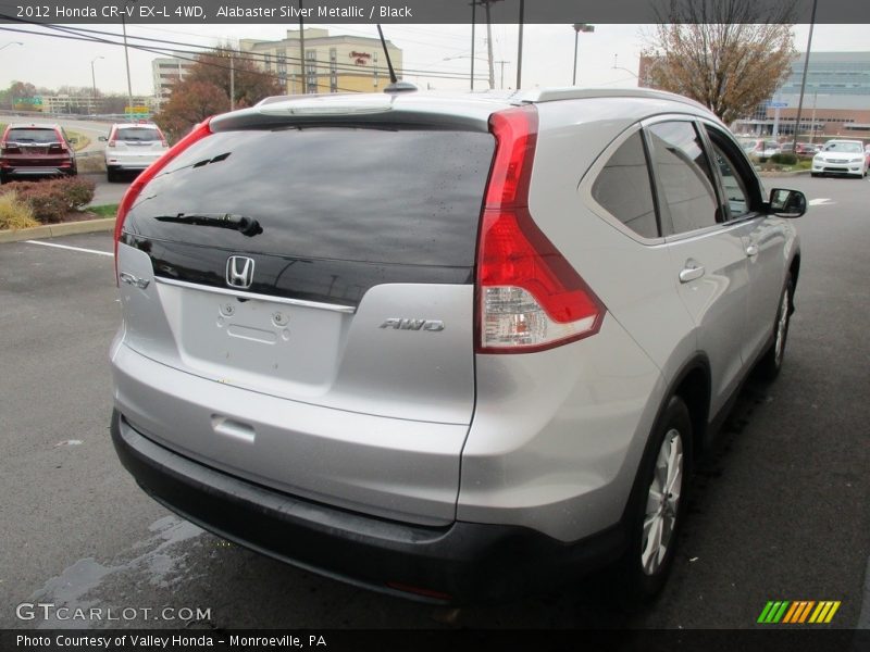 Alabaster Silver Metallic / Black 2012 Honda CR-V EX-L 4WD