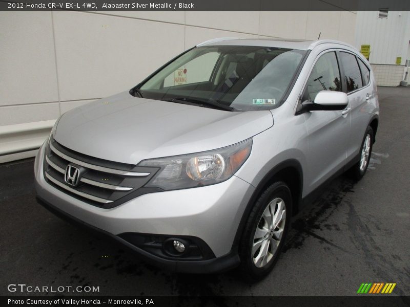 Alabaster Silver Metallic / Black 2012 Honda CR-V EX-L 4WD