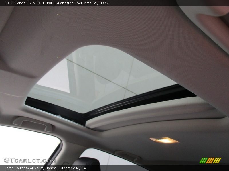 Alabaster Silver Metallic / Black 2012 Honda CR-V EX-L 4WD