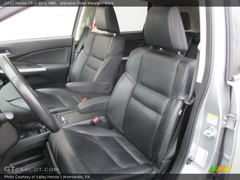 Alabaster Silver Metallic / Black 2012 Honda CR-V EX-L 4WD