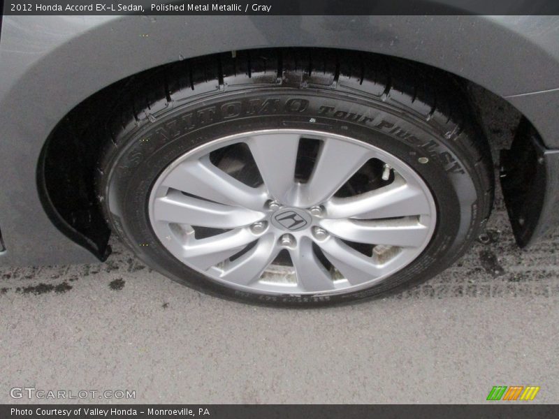 Polished Metal Metallic / Gray 2012 Honda Accord EX-L Sedan