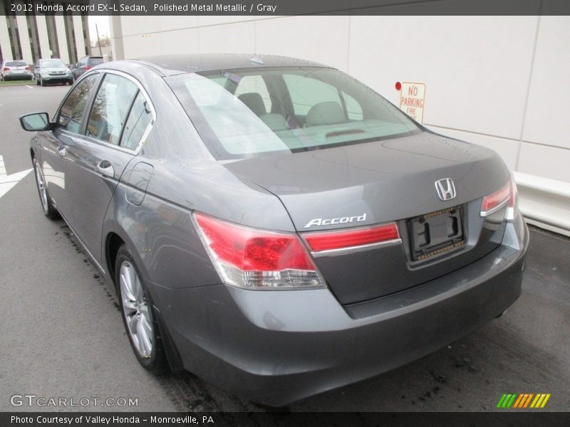 Polished Metal Metallic / Gray 2012 Honda Accord EX-L Sedan