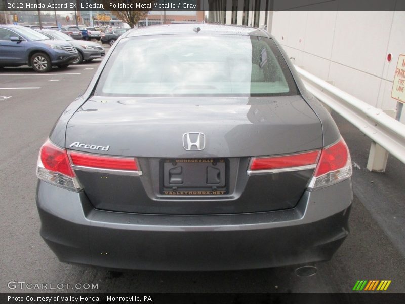 Polished Metal Metallic / Gray 2012 Honda Accord EX-L Sedan