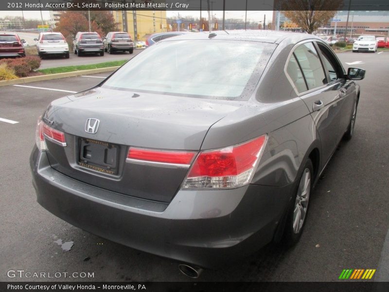 Polished Metal Metallic / Gray 2012 Honda Accord EX-L Sedan