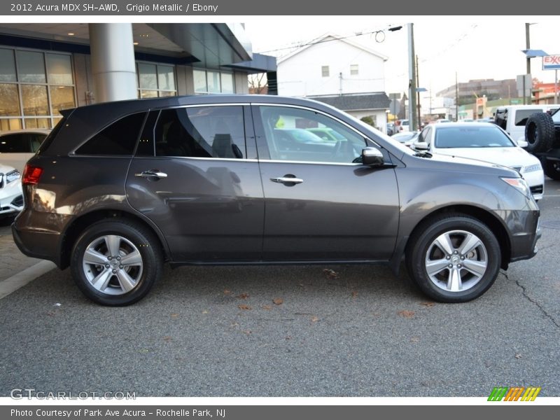 Grigio Metallic / Ebony 2012 Acura MDX SH-AWD