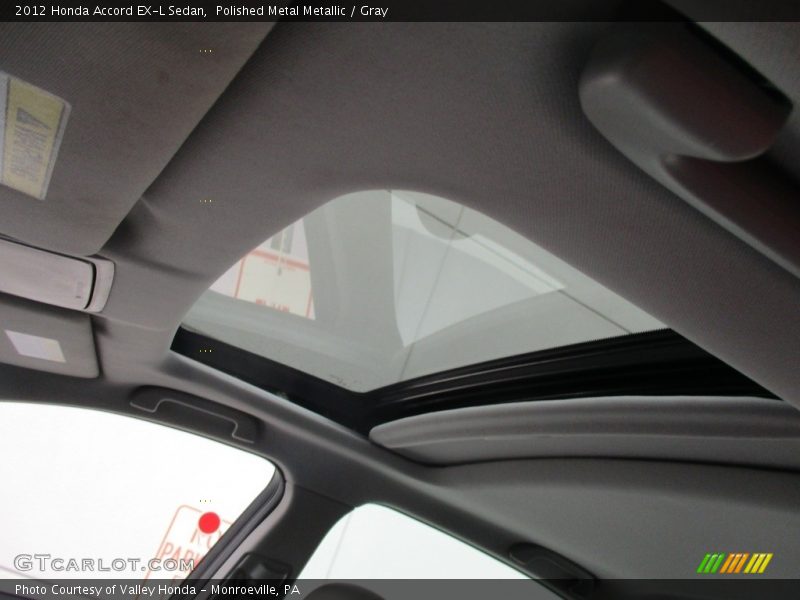Polished Metal Metallic / Gray 2012 Honda Accord EX-L Sedan