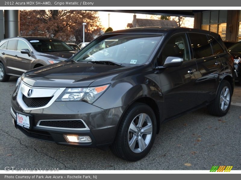 Grigio Metallic / Ebony 2012 Acura MDX SH-AWD