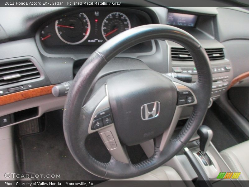 Polished Metal Metallic / Gray 2012 Honda Accord EX-L Sedan