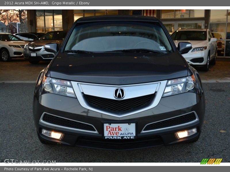 Grigio Metallic / Ebony 2012 Acura MDX SH-AWD