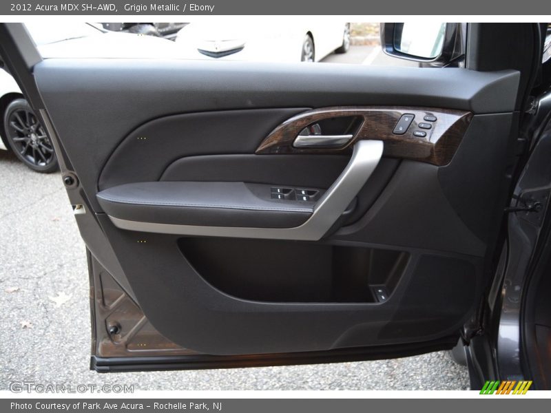 Grigio Metallic / Ebony 2012 Acura MDX SH-AWD
