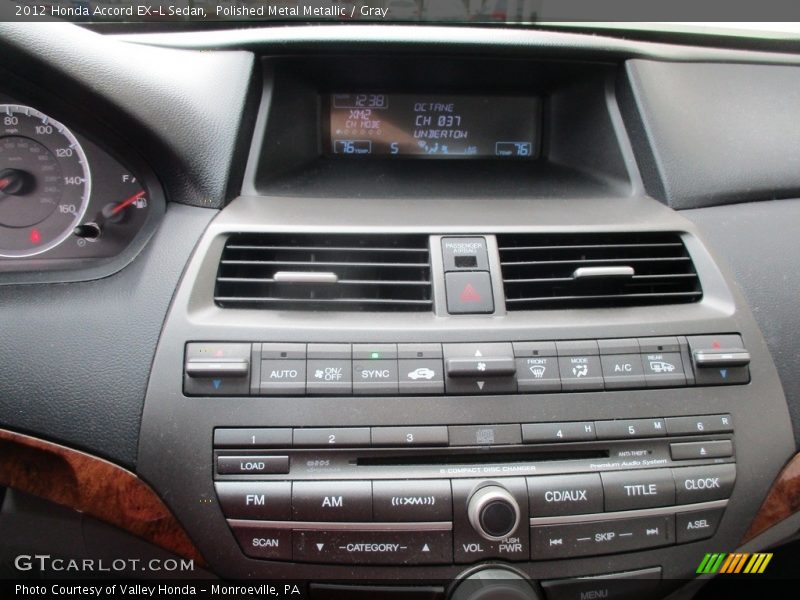 Polished Metal Metallic / Gray 2012 Honda Accord EX-L Sedan