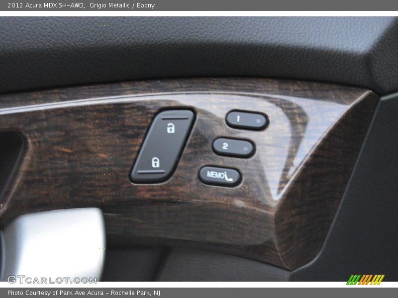 Grigio Metallic / Ebony 2012 Acura MDX SH-AWD