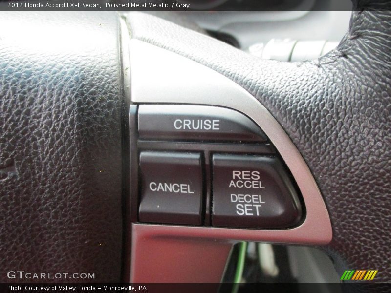 Polished Metal Metallic / Gray 2012 Honda Accord EX-L Sedan