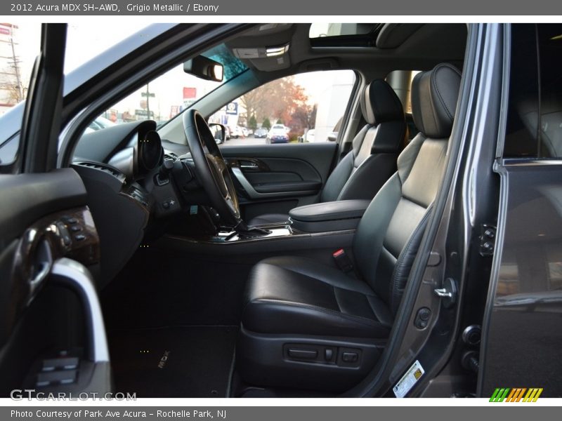 Grigio Metallic / Ebony 2012 Acura MDX SH-AWD
