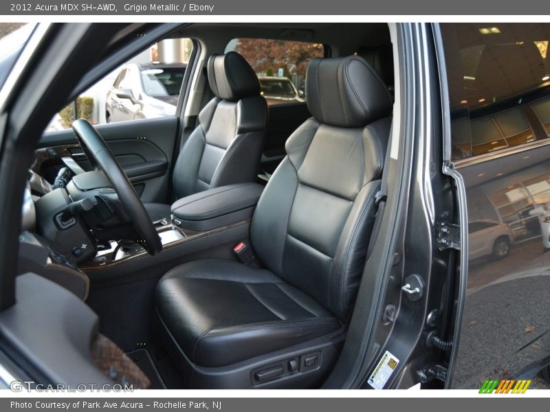 Grigio Metallic / Ebony 2012 Acura MDX SH-AWD