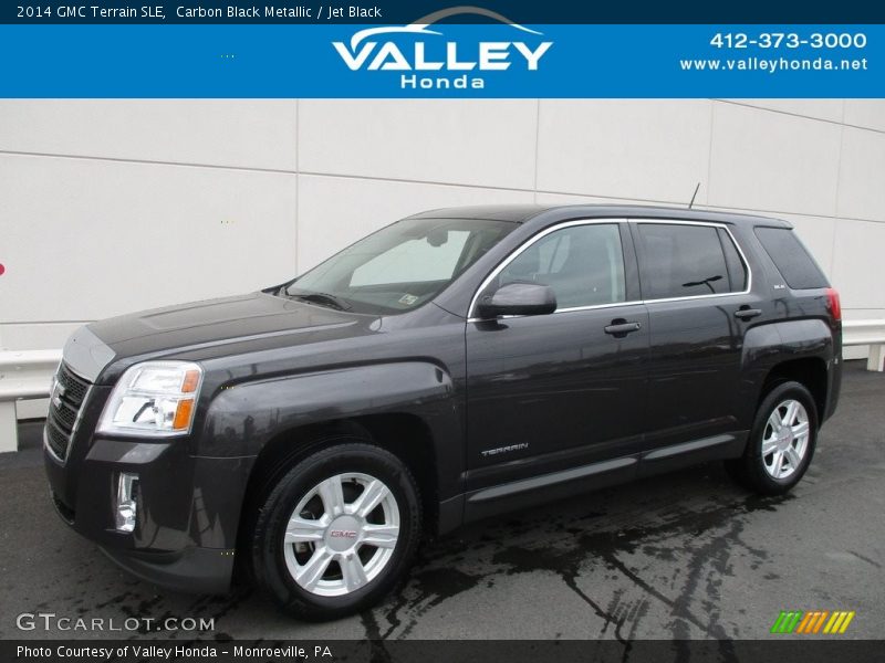 Carbon Black Metallic / Jet Black 2014 GMC Terrain SLE
