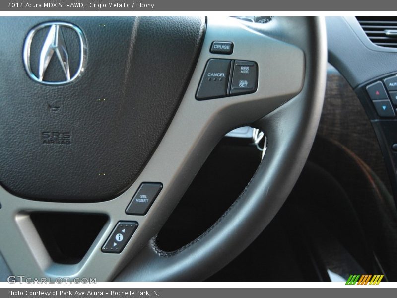 Grigio Metallic / Ebony 2012 Acura MDX SH-AWD