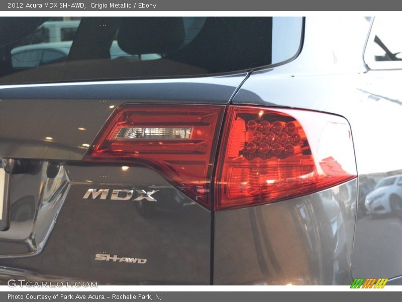 Grigio Metallic / Ebony 2012 Acura MDX SH-AWD