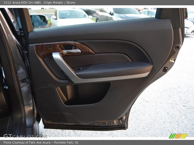 Grigio Metallic / Ebony 2012 Acura MDX SH-AWD