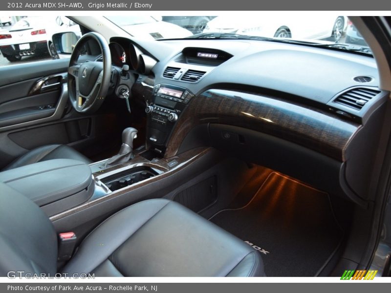 Grigio Metallic / Ebony 2012 Acura MDX SH-AWD