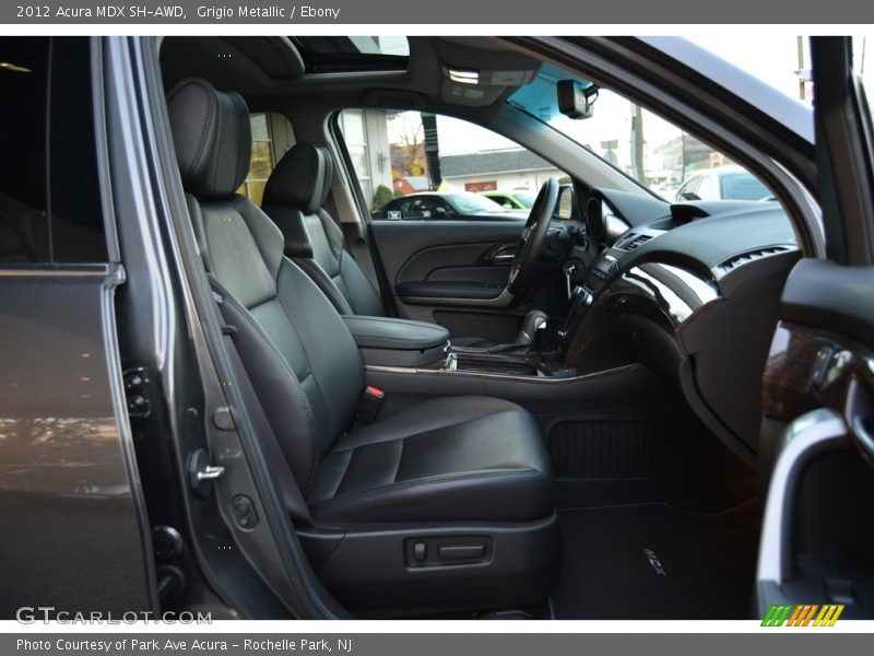 Grigio Metallic / Ebony 2012 Acura MDX SH-AWD