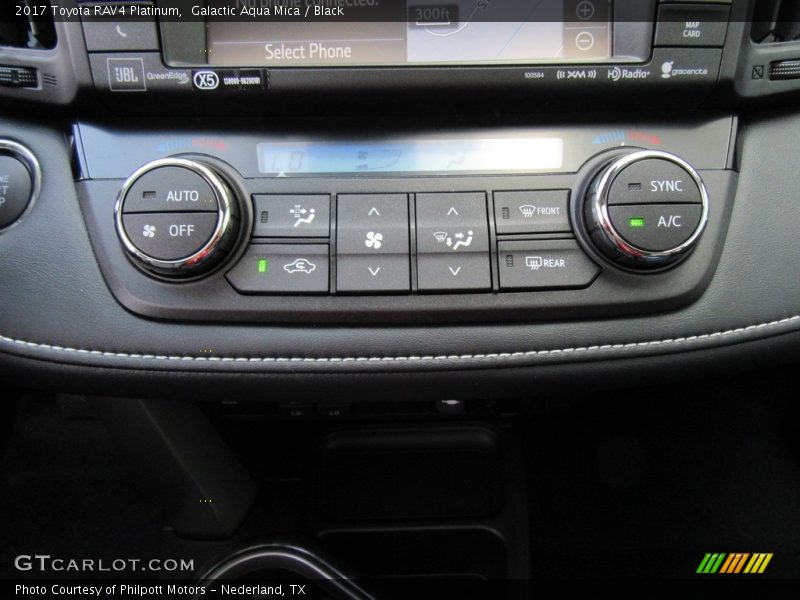 Controls of 2017 RAV4 Platinum