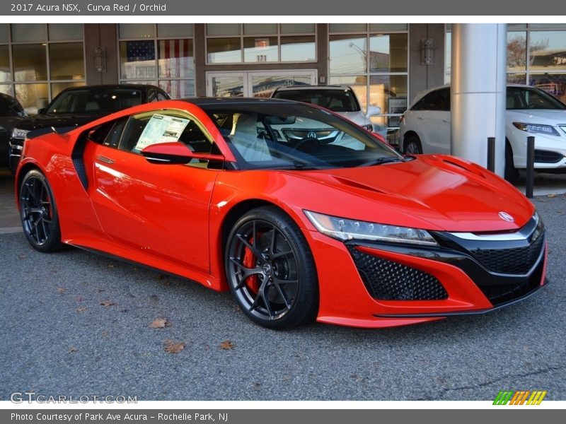 Front 3/4 View of 2017 NSX 