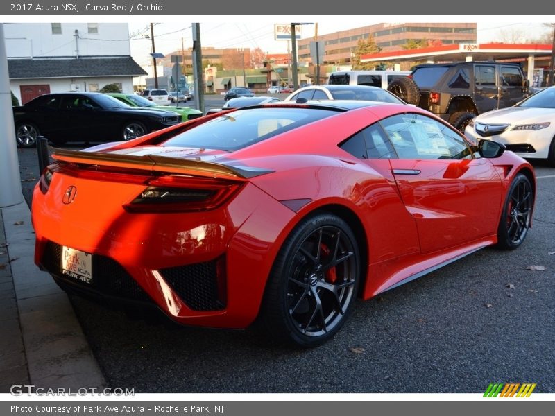 Curva Red / Orchid 2017 Acura NSX