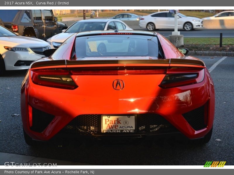 Curva Red / Orchid 2017 Acura NSX