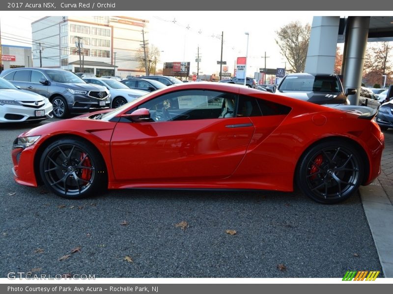 Curva Red / Orchid 2017 Acura NSX