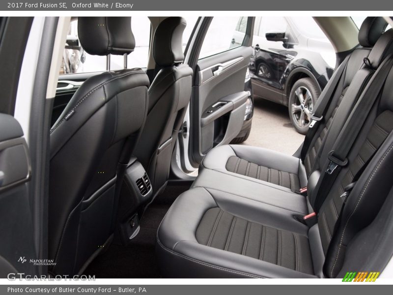Oxford White / Ebony 2017 Ford Fusion SE