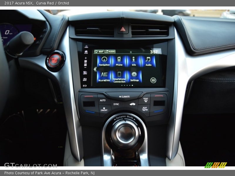 Controls of 2017 NSX 